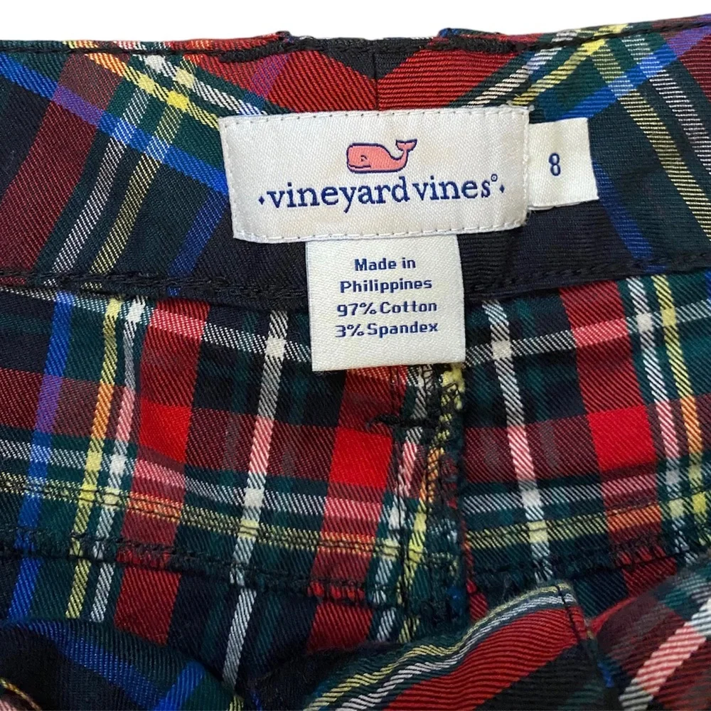 Vineyard Vines Women’s Plaid 5 Pocket Pants - Picture 2 of 4
